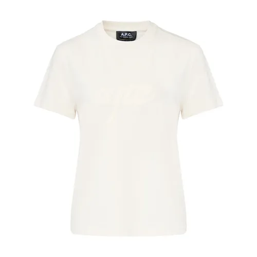 A.p.c. - Tops > T-Shirts - Beige - A.p.c. - Modalova