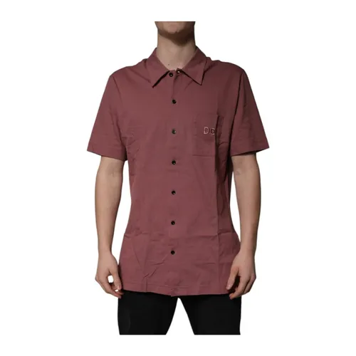 Shirts > Short Sleeve Shirts - - Dolce & Gabbana - Modalova