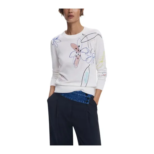 Knitwear > Round-neck Knitwear - - Desigual - Modalova