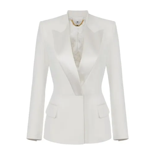 Jackets > Blazers - - Elisabetta Franchi - Modalova