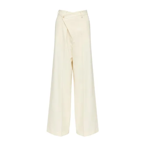 Trousers > Wide Trousers - - MM6 Maison Margiela - Modalova