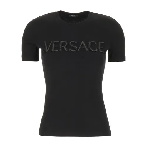 Versace - Tops > T-Shirts - Black - Versace - Modalova