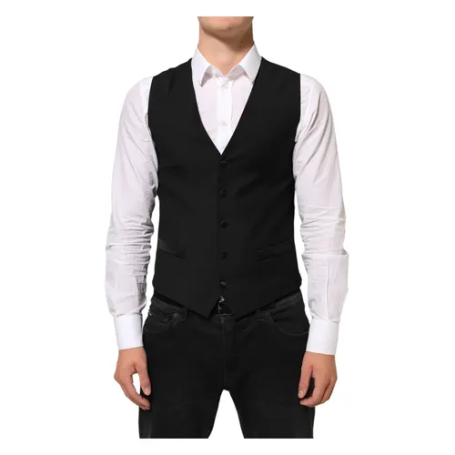 Suits > Suit Vests - - Dolce & Gabbana - Modalova