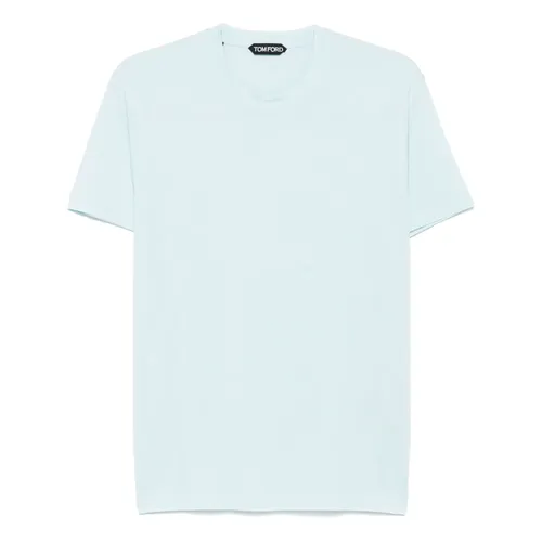 Tom Ford - Tops > T-Shirts - Blue - Tom Ford - Modalova