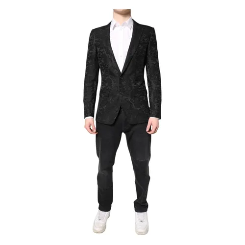Suits > Suit Sets > Single Breasted Suits - - Dolce & Gabbana - Modalova