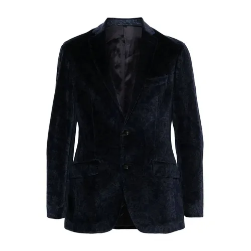 Etro - Jackets > Blazers - Blue - Etro - Modalova