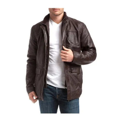 Jackets > Leather Jackets - - Le Temps Des Cerises - Modalova