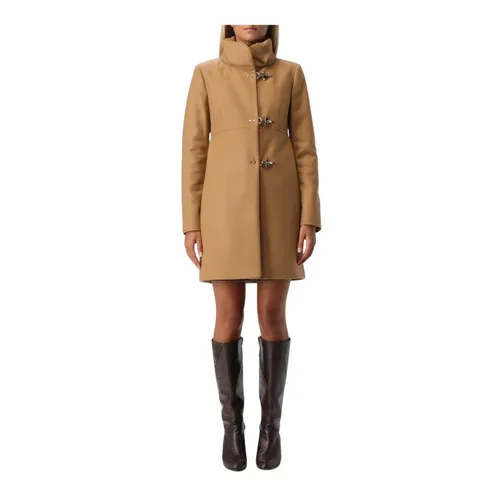 Fay - Coats > Parkas - Brown - Fay - Modalova