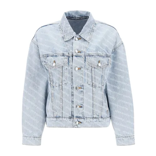 Jackets > Denim Jackets - - Alexander Wang - Modalova