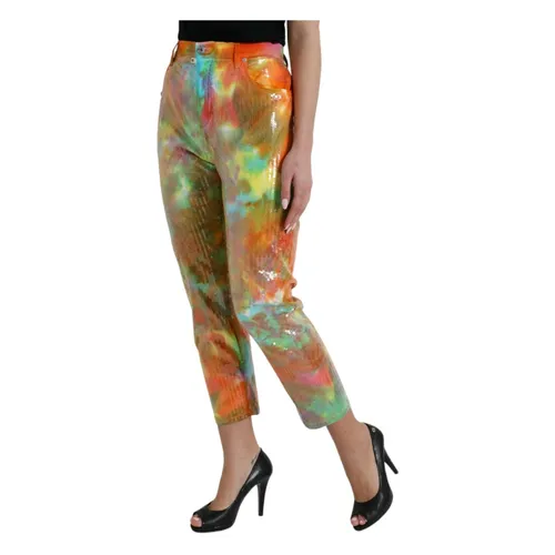 Trousers > Cropped Trousers - - Dolce & Gabbana - Modalova