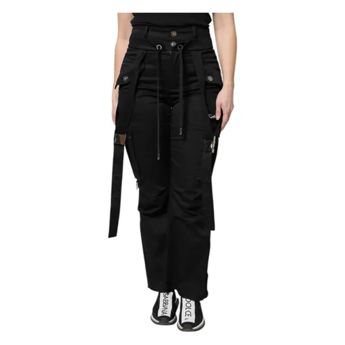 Trousers > Straight Trousers - - Dolce & Gabbana - Modalova