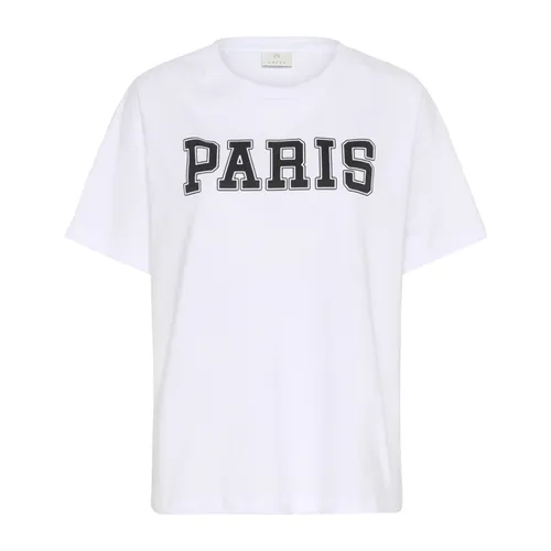 Kaffe - Tops > T-Shirts - White - Kaffe - Modalova
