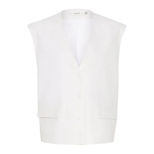 Gestuz - Jackets > Vests - White - Gestuz - Modalova