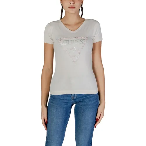 Guess - Tops > T-Shirts - White - Guess - Modalova