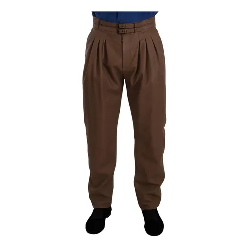 Trousers > Straight Trousers - - Dolce & Gabbana - Modalova