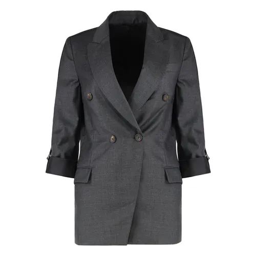Jackets > Blazers - - Brunello Cucinelli - Modalova