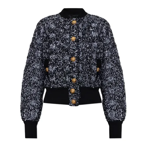 Jackets > Tweed Jackets - - Balmain - Modalova