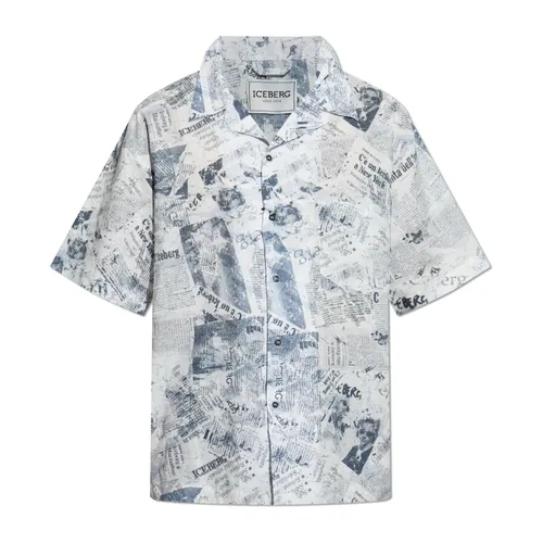 Shirts > Short Sleeve Shirts - - Iceberg - Modalova