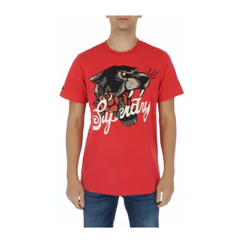 Superdry - Tops > T-Shirts - Red - Superdry - Modalova