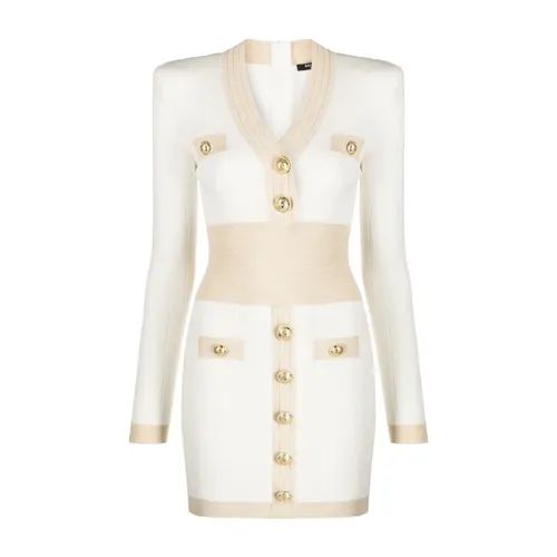 Dresses > Day Dresses > Knitted Dresses - - Balmain - Modalova