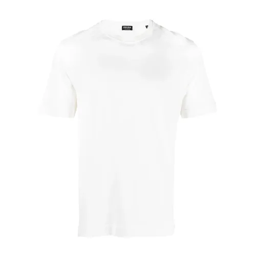Zegna - Tops > T-Shirts - White - Zegna - Modalova
