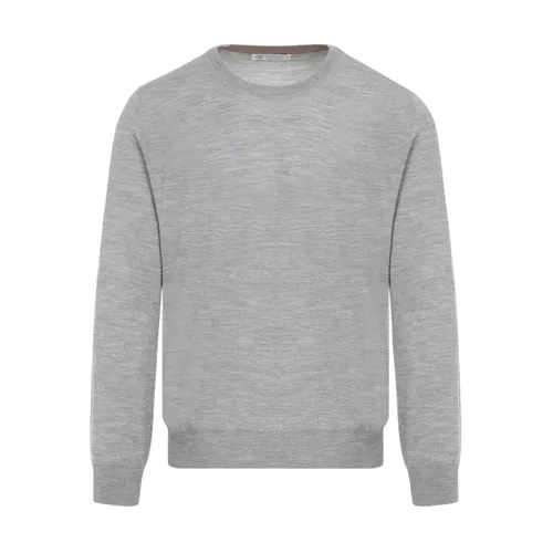 Knitwear > Round-neck Knitwear - - Brunello Cucinelli - Modalova