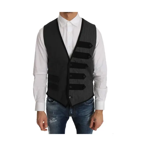 Jackets > Vests - - Dolce & Gabbana - Modalova