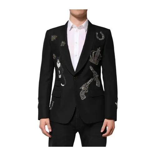 Jackets > Blazers - - Dolce & Gabbana - Modalova