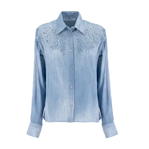 Blouses & Shirts > Denim Shirts - - Ermanno Scervino - Modalova