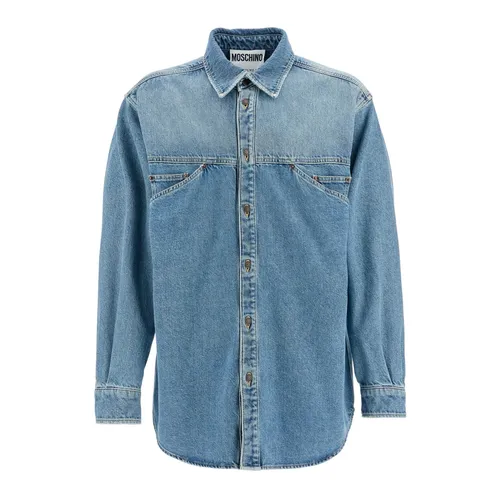 Shirts > Denim Shirts - - Moschino - Modalova