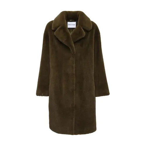Coats > Single-Breasted Coats - - Stand Studio - Modalova