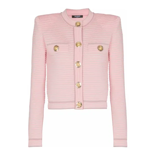 Knitwear > Cardigans - - Balmain - Modalova