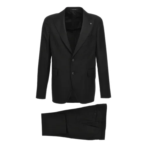 Suits > Suit Sets > Single Breasted Suits - - Tagliatore - Modalova