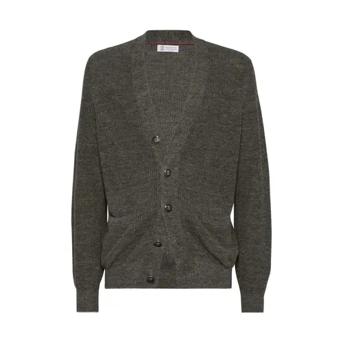 Knitwear > Cardigans - - Brunello Cucinelli - Modalova