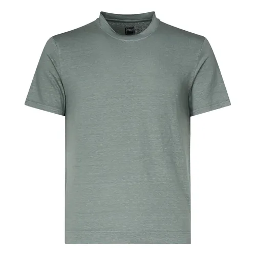 Fedeli - Tops > T-Shirts - Green - Fedeli - Modalova