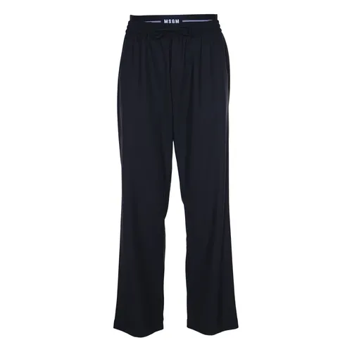 Trousers > Wide Trousers - - Msgm - Modalova