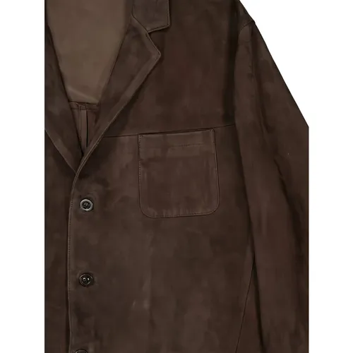 Jackets > Leather Jackets - - Boglioli - Modalova