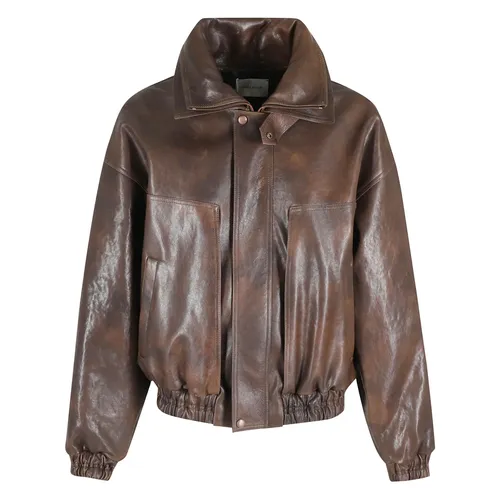 Jackets > Leather Jackets - - Magda Butrym - Modalova