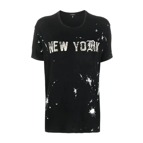 R13 - Tops > T-Shirts - Black - R13 - Modalova