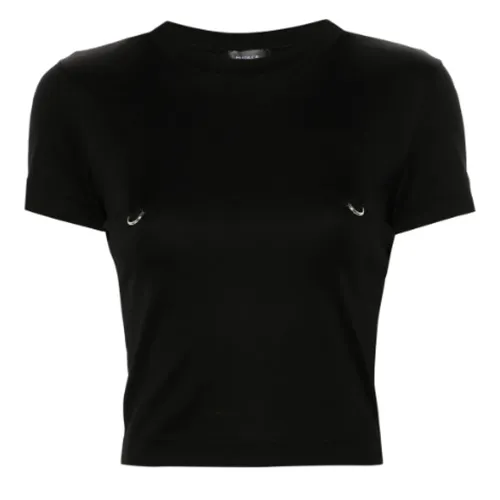 Mugler - Tops > T-Shirts - Black - Mugler - Modalova