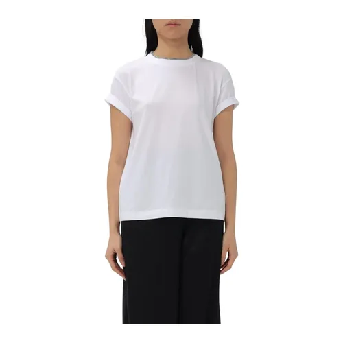Tops > T-Shirts - - Brunello Cucinelli - Modalova