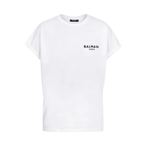 Balmain - Tops > T-Shirts - White - Balmain - Modalova