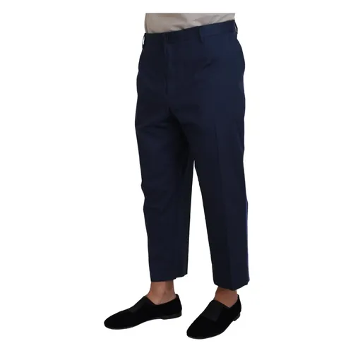 Trousers > Cropped Trousers - - Dolce & Gabbana - Modalova