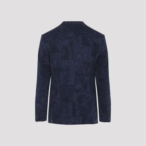 Etro - Jackets > Blazers - Blue - Etro - Modalova