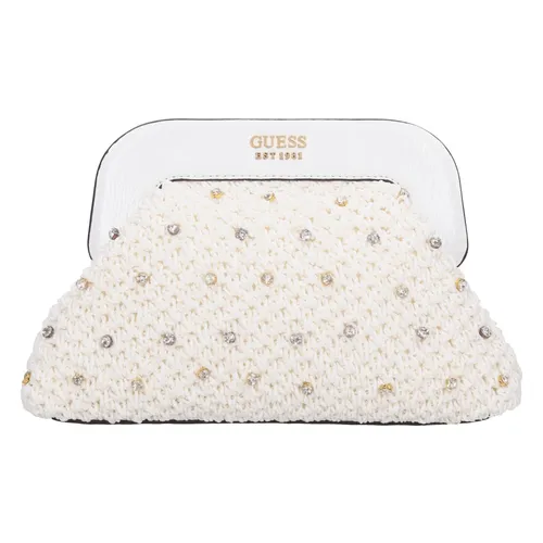 Guess - Bags > Clutches - White - Guess - Modalova