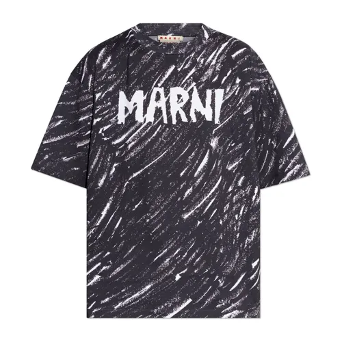 Marni - Tops > T-Shirts - Black - Marni - Modalova