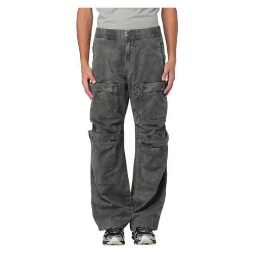 Trousers > Wide Trousers - - Diesel - Modalova