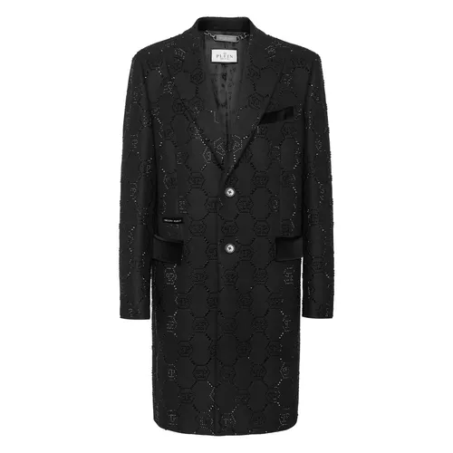 Coats > Single-Breasted Coats - - Philipp Plein - Modalova