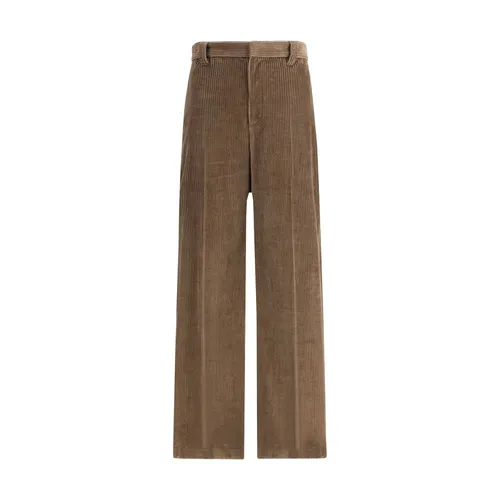Trousers > Wide Trousers - - Brunello Cucinelli - Modalova