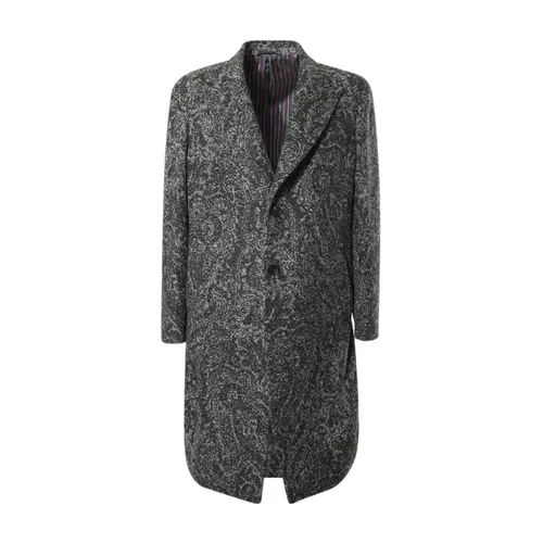 Coats > Single-Breasted Coats - - Etro - Modalova
